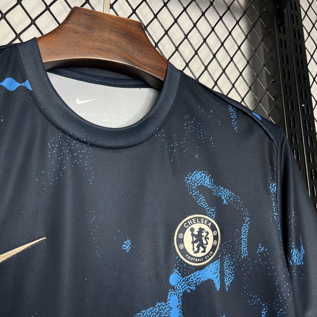 Chelsea 2024/25 Dark blue Pre-match training Jersey S-XXL - Image 5
