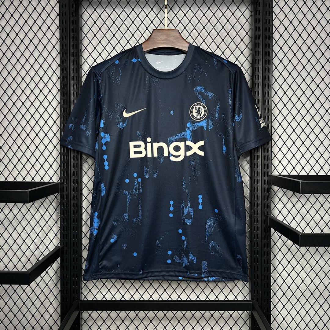 Chelsea 2024/25 Dark blue Pre-match training Jersey S-XXL