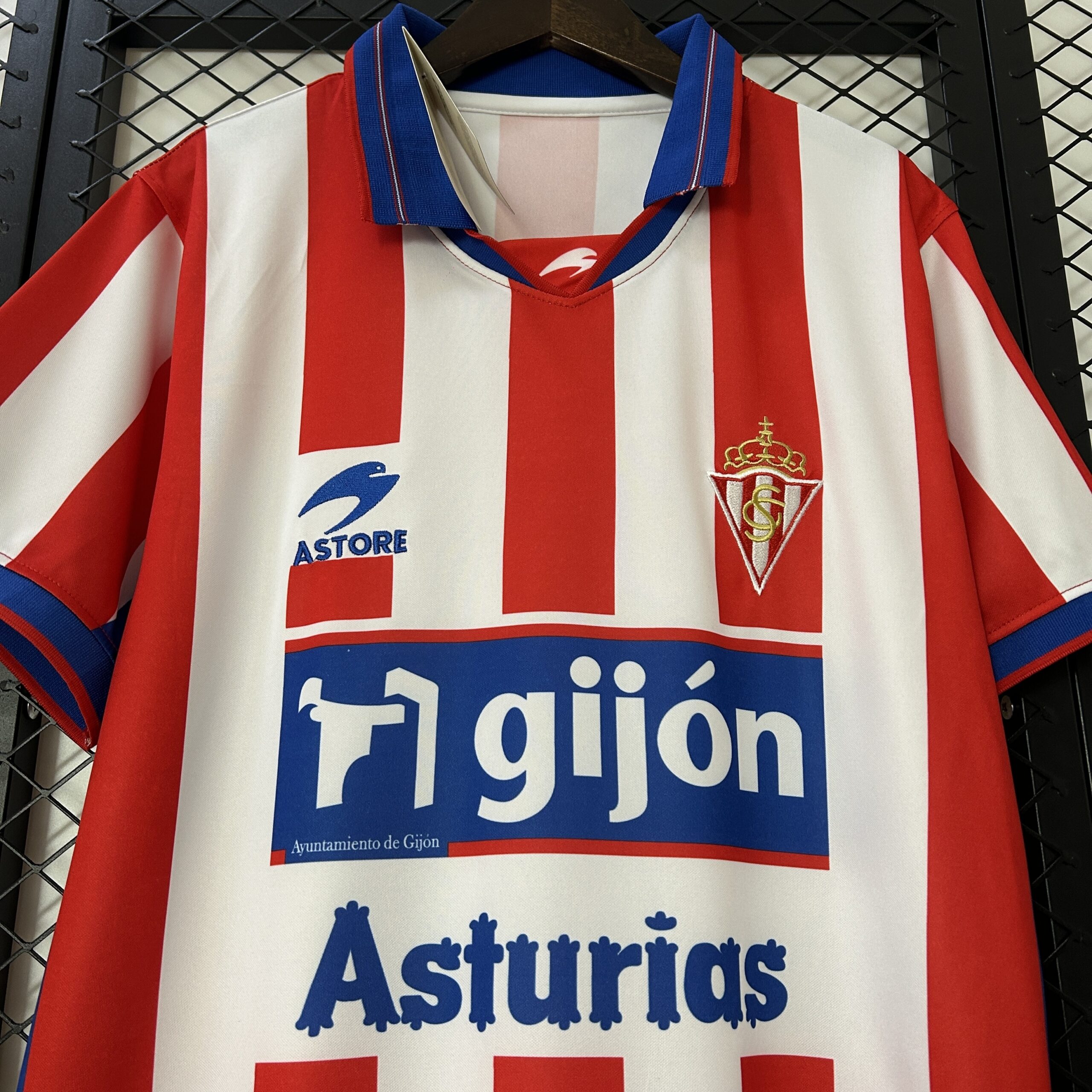 Retro Sporting Gijon 01/02 Home Size S-XXL - Image 4