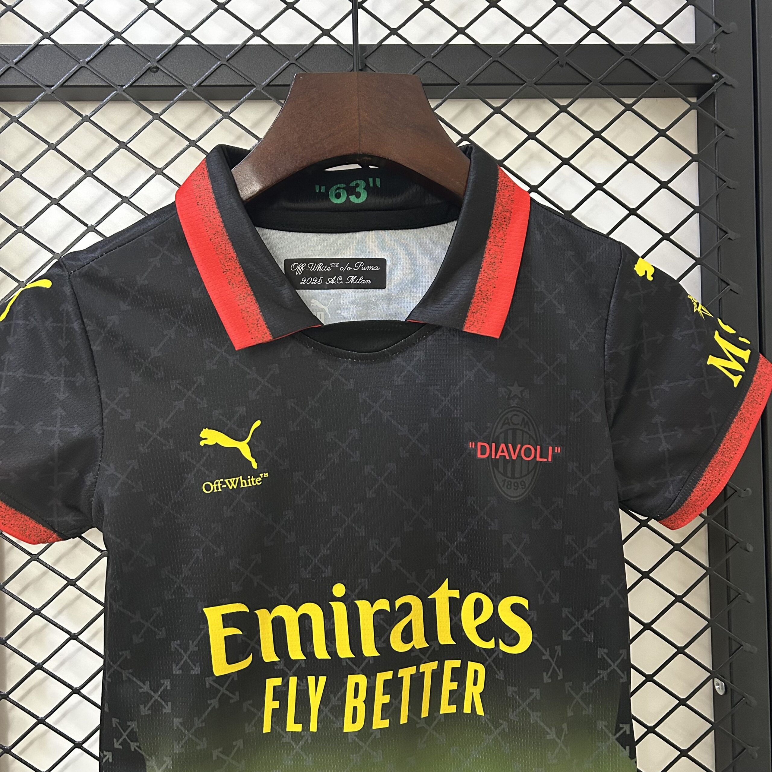 25/26 kids AC Milan Co-Branded Edition Jersey 16-28 - Image 3