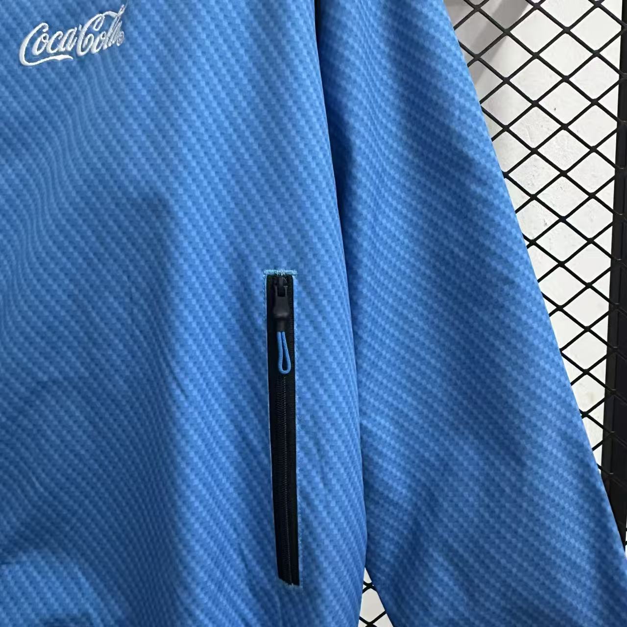 25/26 Napoli pad printed blue waterproof windbreaker - Image 5
