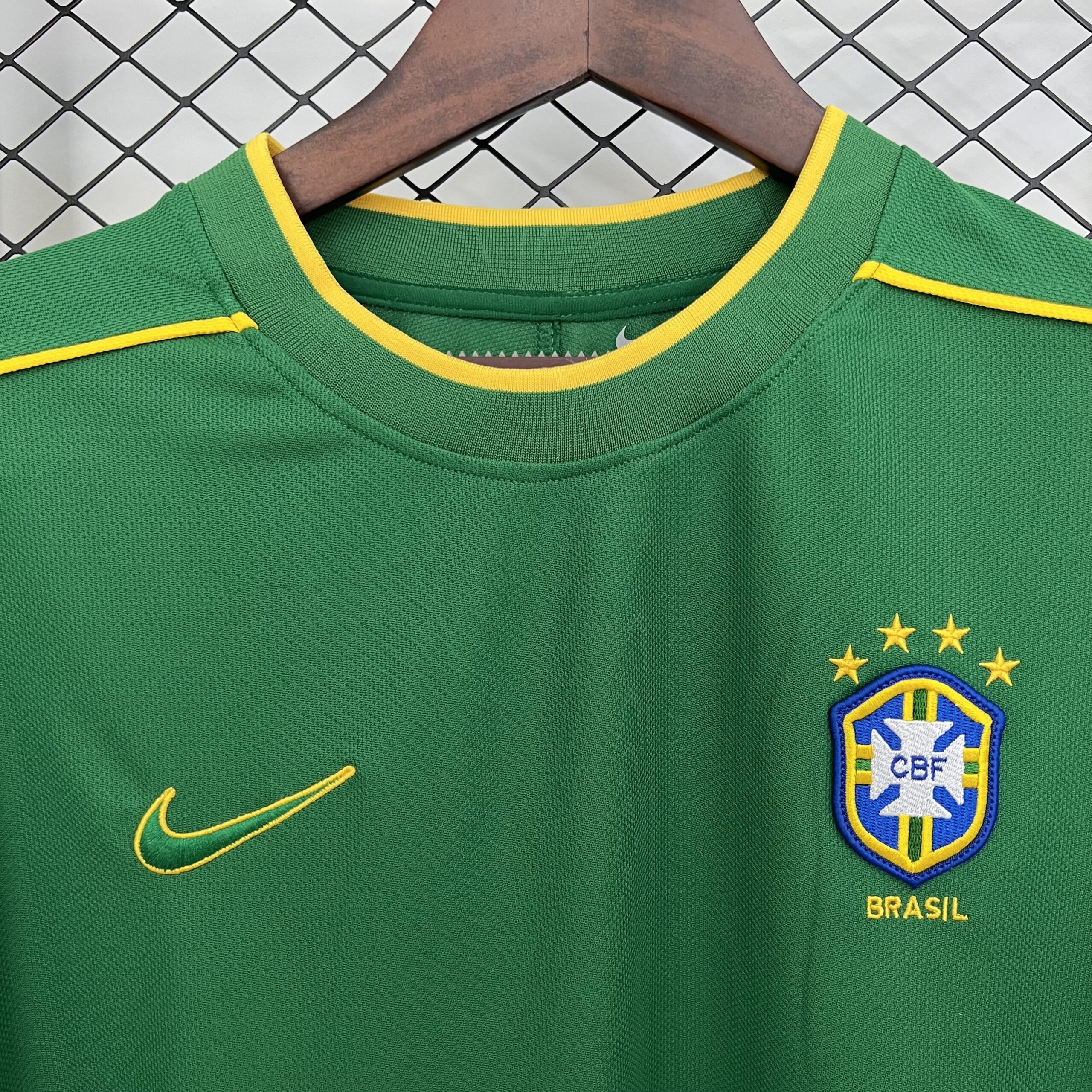 Retro Brazil 1998 Goalkeeper Green S-XXL - Image 3