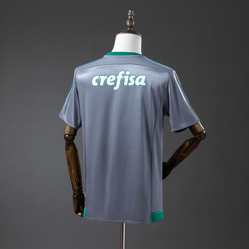 Palmeiras 16/17 Champions Commemorative Edition Silver Retro Jersey S-4XL - Image 8