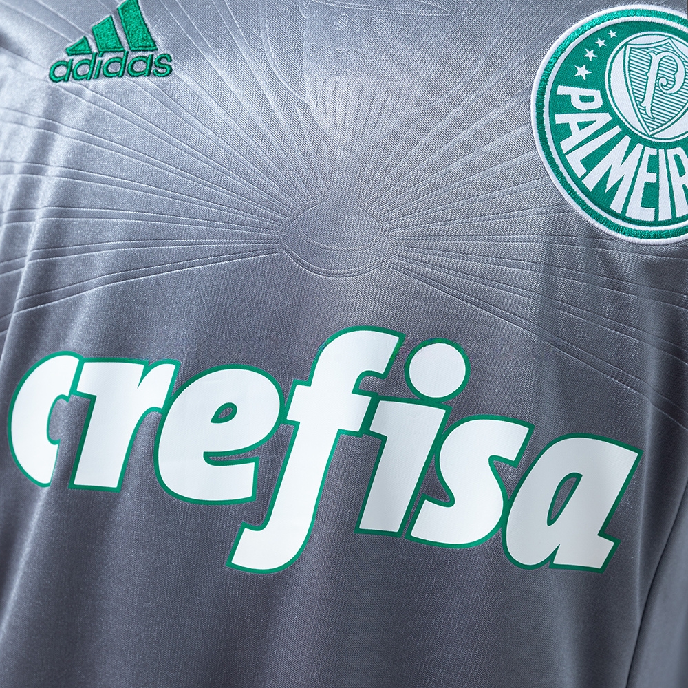 Palmeiras 16/17 Champions Commemorative Edition Silver Retro Jersey S-4XL - Image 4