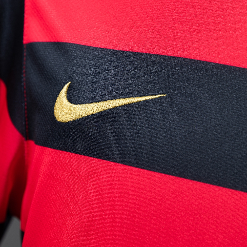 Flamengo 08/09 Home Long Sleeve Retro Jersey S-XXL - Image 4