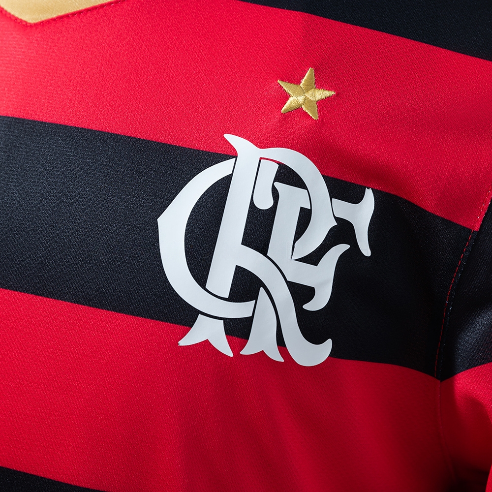 Flamengo 08/09 Home Long Sleeve Retro Jersey S-XXL - Image 5
