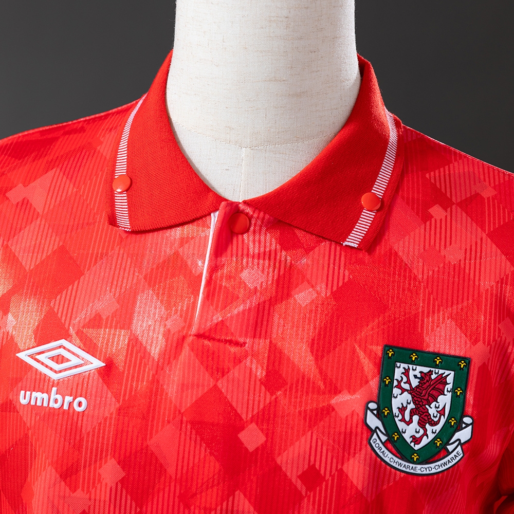 Wales 1990/92 Home Retro Jersey S-XXL - Image 6
