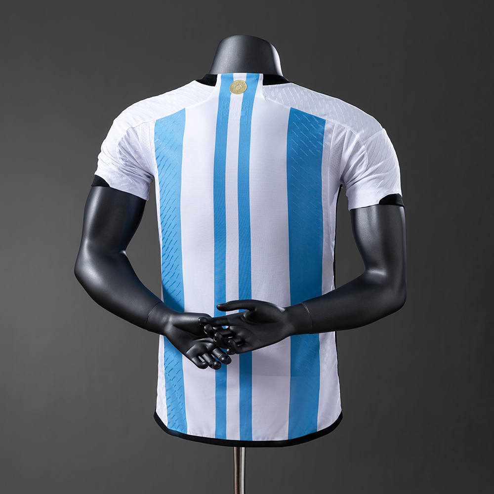 Argentina 2022 Home Player Version Jersey S-4XL - Image 7