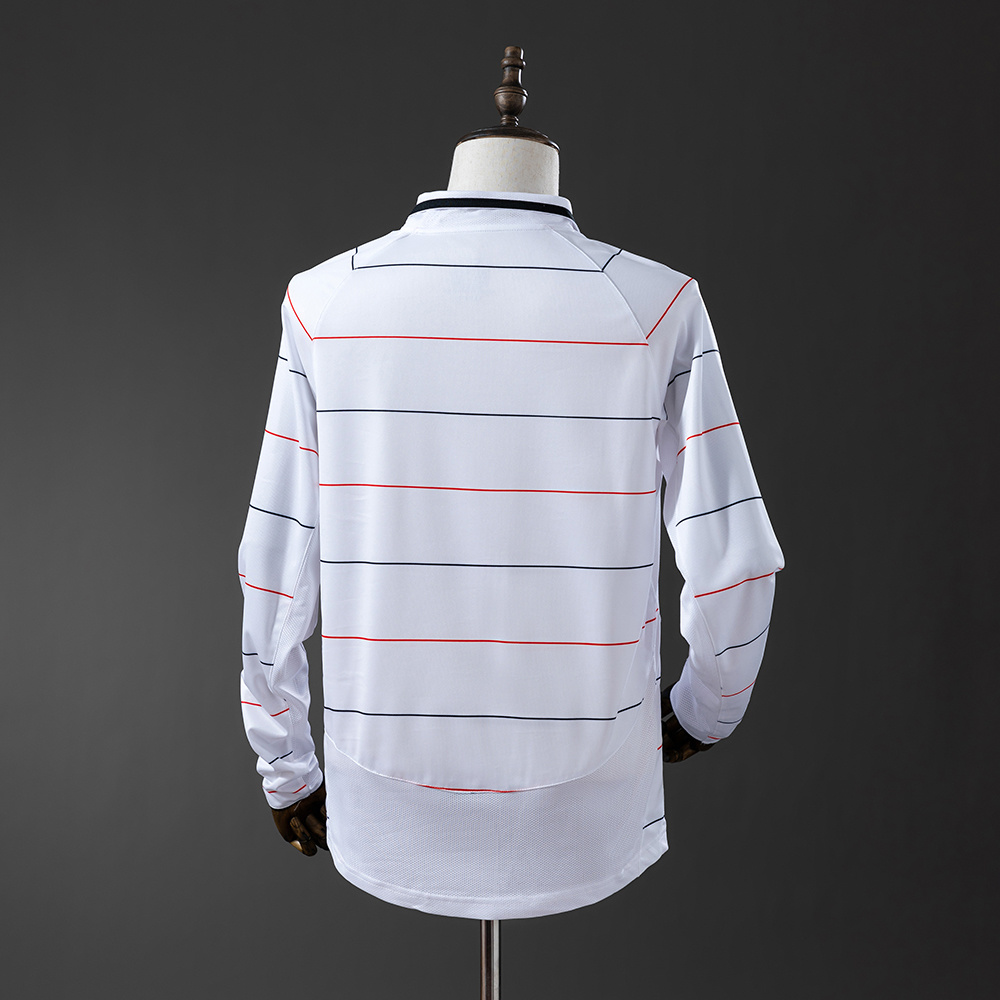 M-U 2003/05 Away Long Sleeve Retro Jersey S-XXL - Image 7