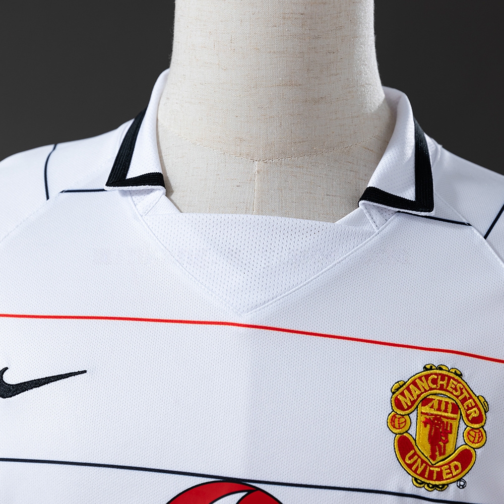 M-U 2003/05 Away Long Sleeve Retro Jersey S-XXL - Image 6