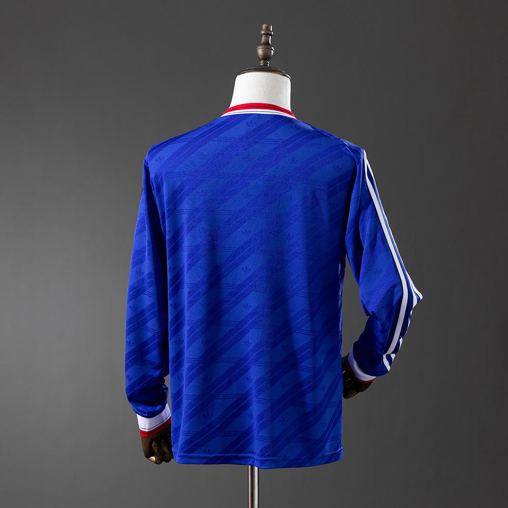 M-U 1986/88 Second Away Long Sleeve Retro Jersey S-XXL - Image 7