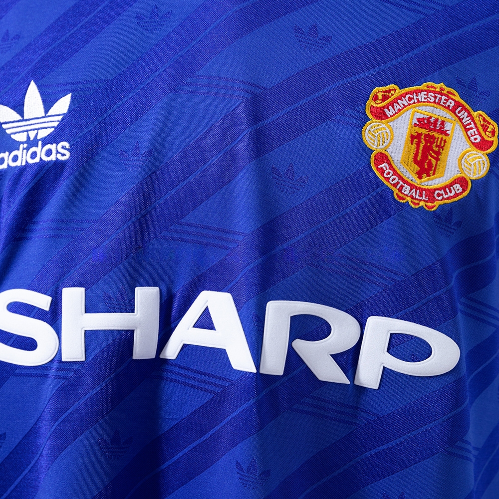 M-U 1986/88 Second Away Long Sleeve Retro Jersey S-XXL - Image 5