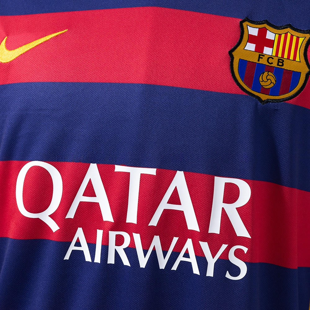 Barcelona 2015/16 Home Long Sleeve Retro Jersey S-XXL - Image 5