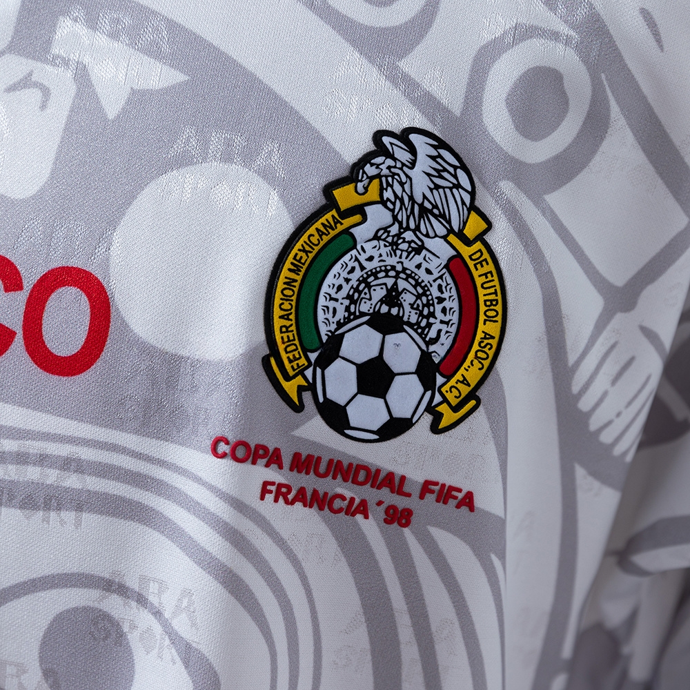 Mexico 1998 Away Retro Jersey S-XXL - Image 4