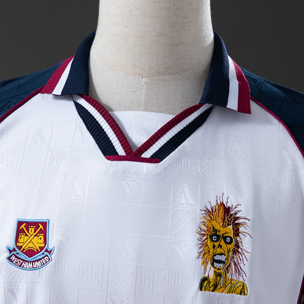 West Ham United 1999 Away (Iron Lady) Retro Jersey S-XXL - Image 6