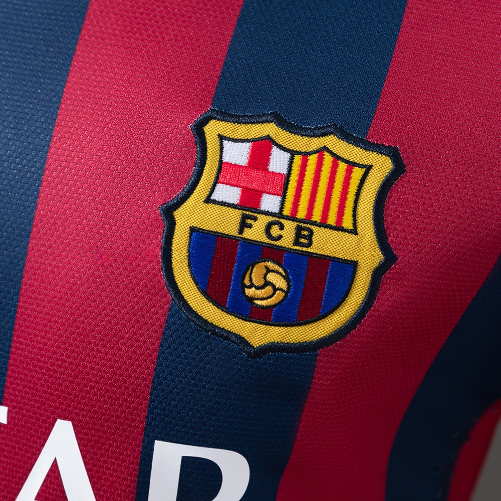 Barcelona 13/14 Home Player Version Retro Jersey S-3XL - Image 5