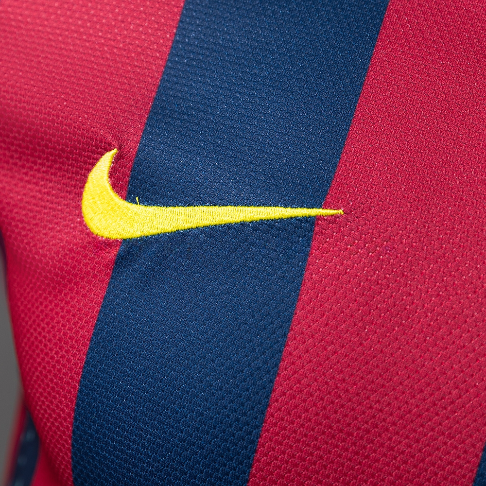 Barcelona 13/14 Home Player Version Retro Jersey S-3XL - Image 4