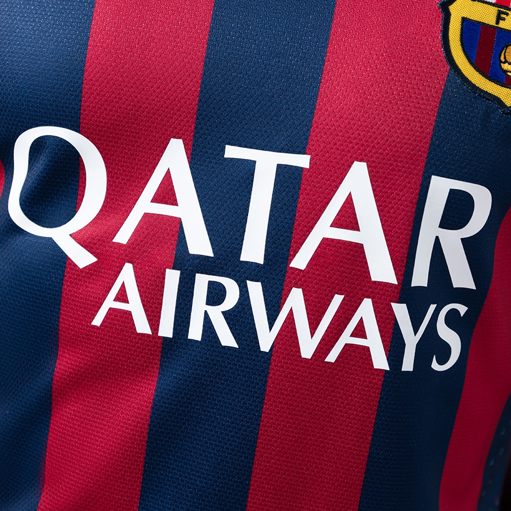 Barcelona 13/14 Home Player Version Retro Jersey S-3XL - Image 6