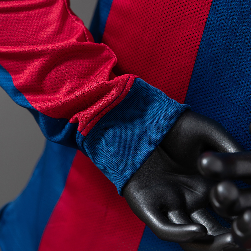 Barcelona 10/11 Home Long Sleeve Player Version Retro Jersey S-3XL - Image 2