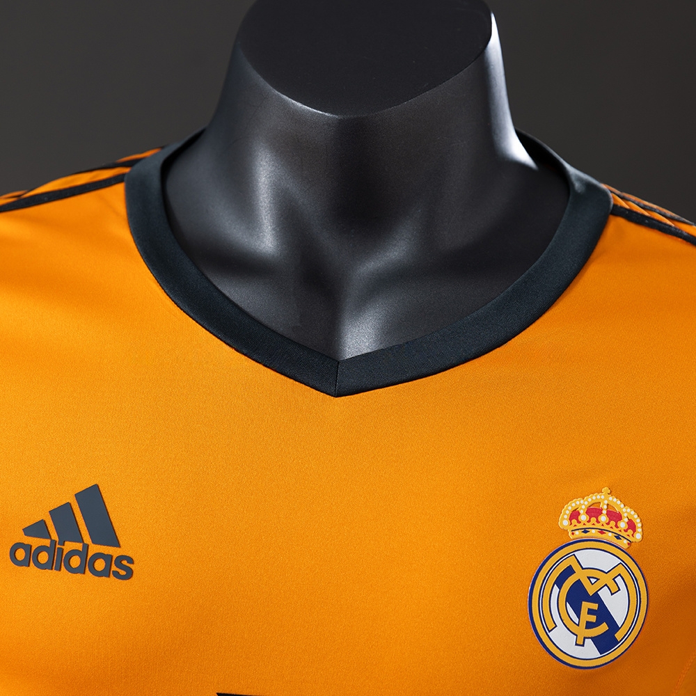 Real Madrid 13/14 Third Away Long Sleeve Player Version Retro Jersey S-3XL - Image 7