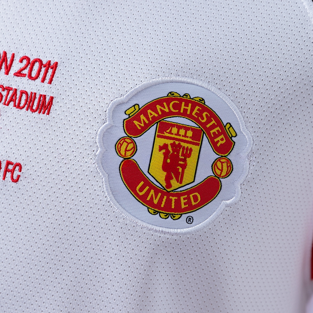 M-U 10/11 Away Long Sleeve Retro Jersey S-XXL - Image 5