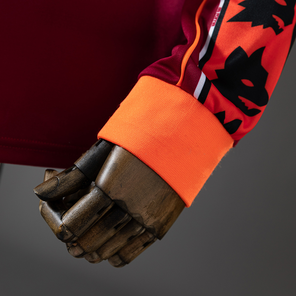 Roma 98/99 Home Long Sleeve Retro Jersey S-XXL - Image 2