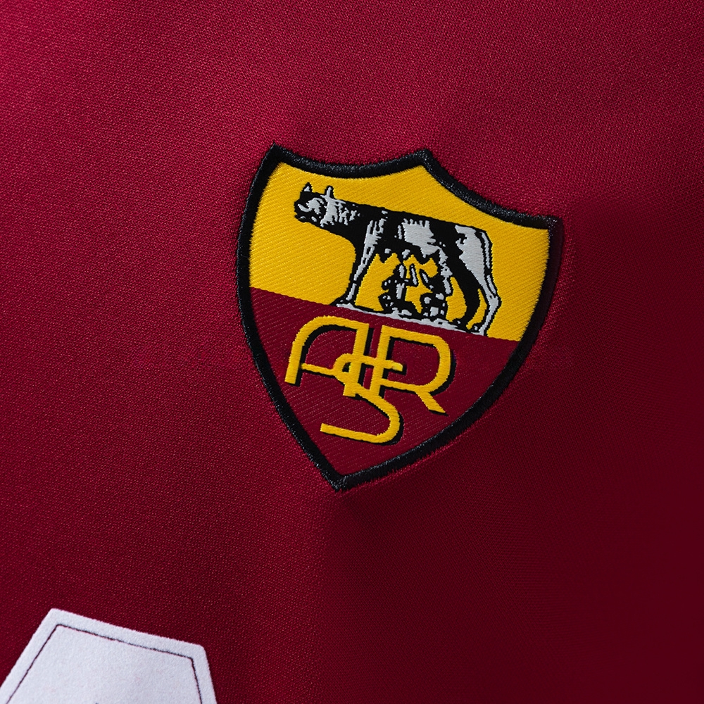 Roma 98/99 Home Long Sleeve Retro Jersey S-XXL - Image 4