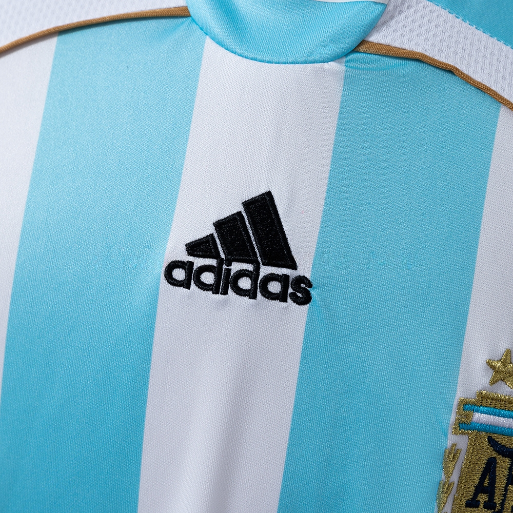 Argentina 2006 Home Long Sleeve Retro Jersey S-XXL - Image 4