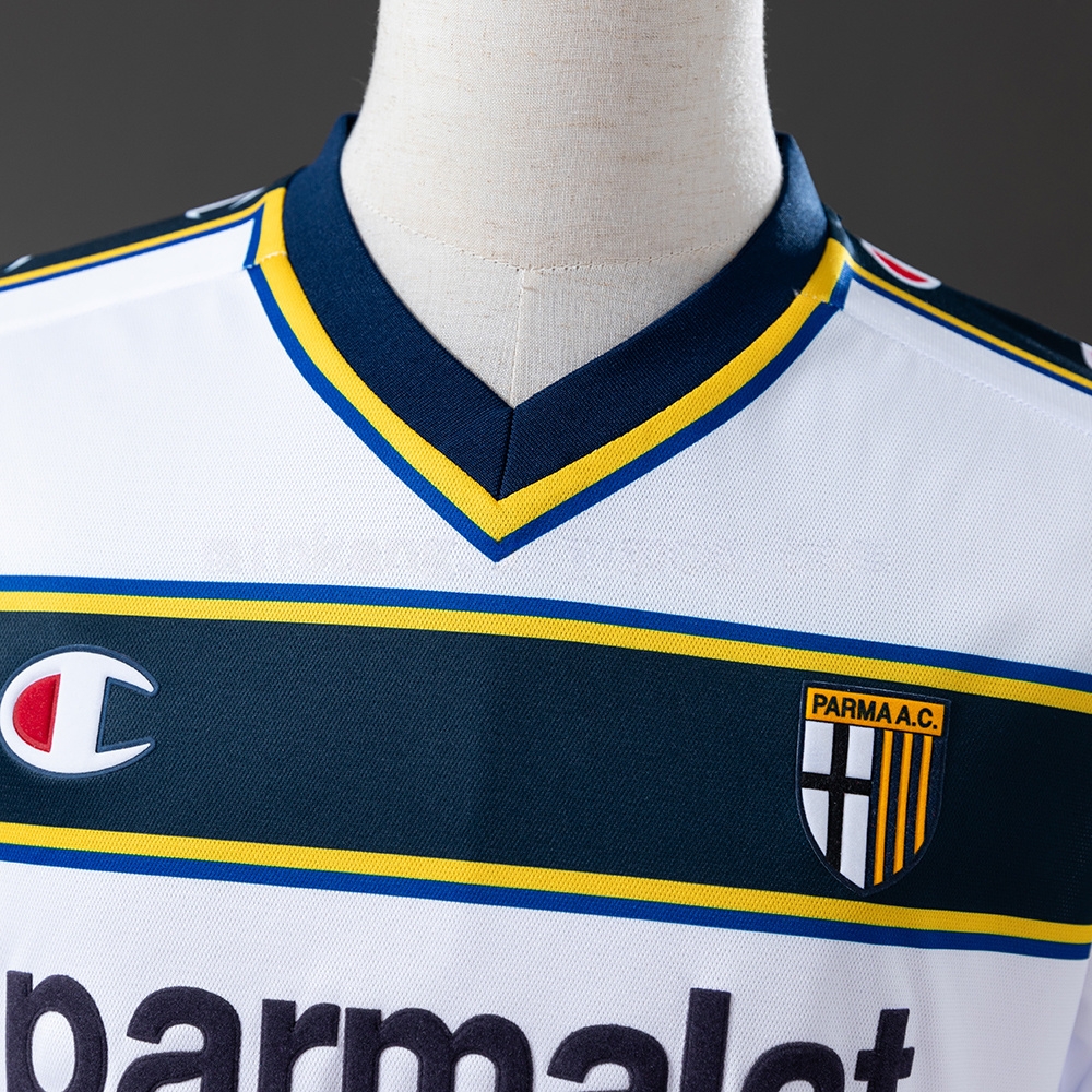 Parma Calcio 02/03 Away Long Sleeve Retro Jersey S-XXL - Image 6