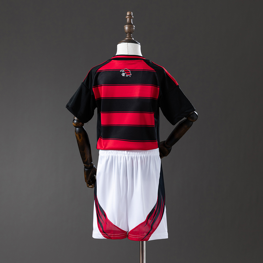 Flamengo 25/26 Home kids kit Jersey SIZE 16-28 - Image 10