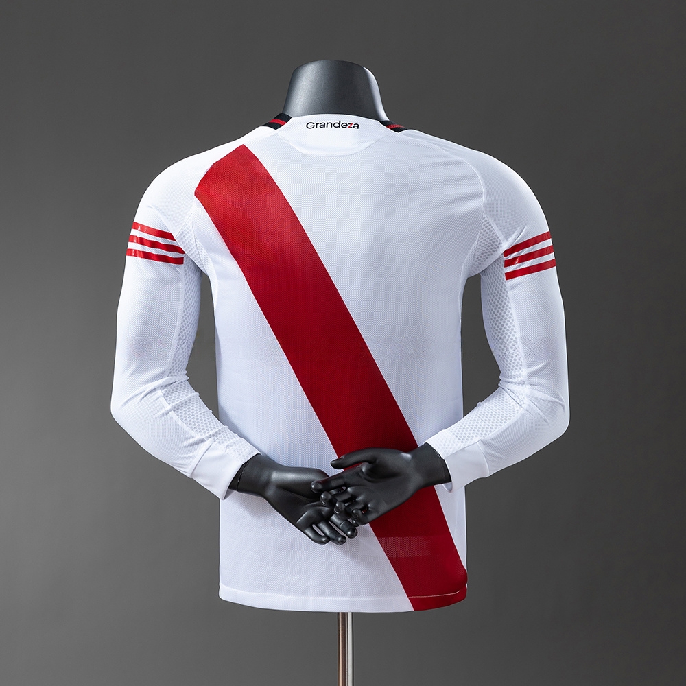 River Plate 25/26 Player Version Home Long Sleeve Jersey S-4XL - Image 3