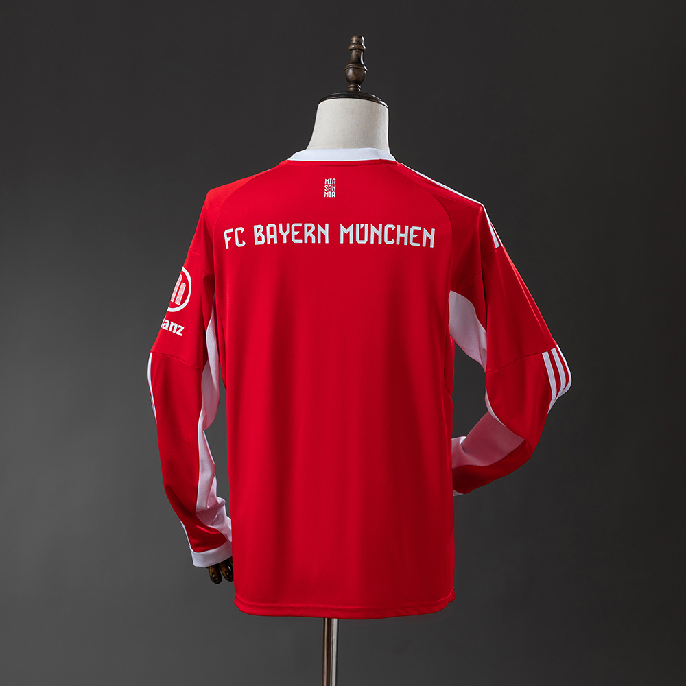 Bayern Munich 25/26 Home Long Sleeve Jersey S-4XL - Image 9