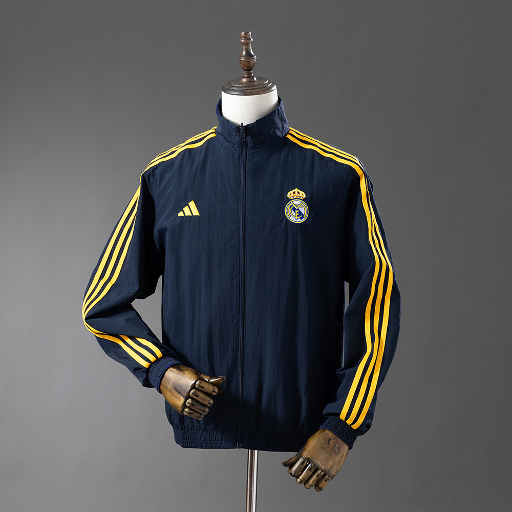 25/26 Real Madrid Trench Coat Reversible S-3XL - Image 3