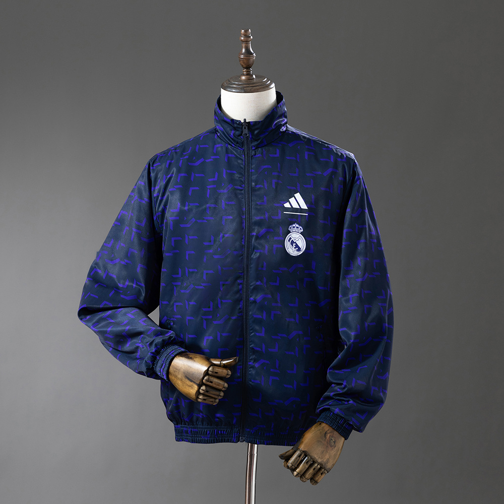 25/26 Real Madrid Trench Coat Reversible S-3XL - Image 2