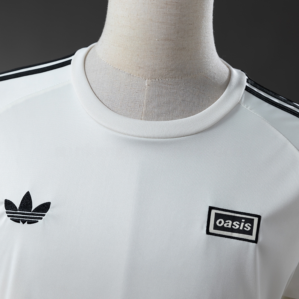 Oasis Live '25 Originals 3-Stripes Football Shirt White S-4XL - Image 5