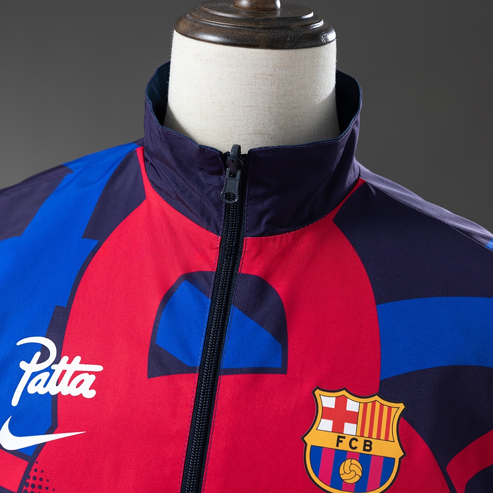 Barcelona Reversible Jacket Windbreaker - Red & Navy S-XXL - Image 10