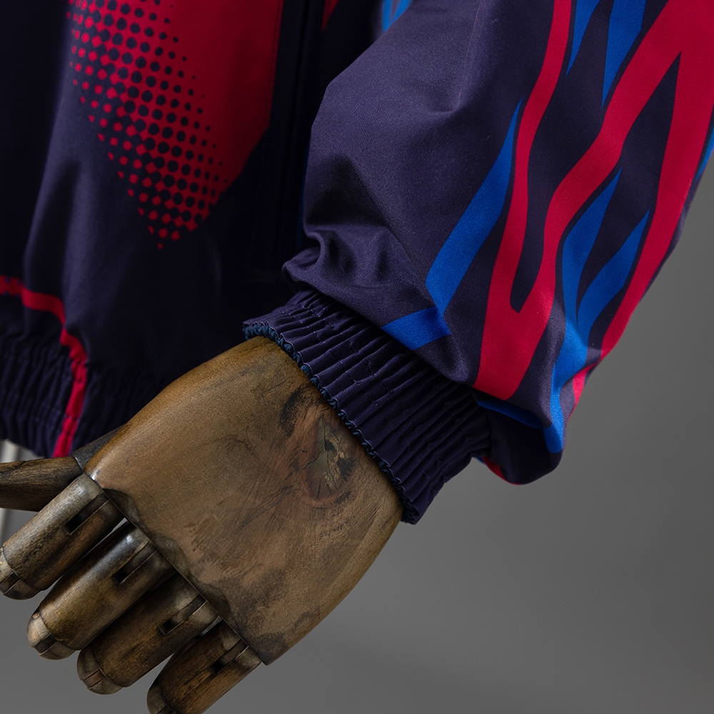 Barcelona Reversible Jacket Windbreaker - Red & Navy S-XXL - Image 6