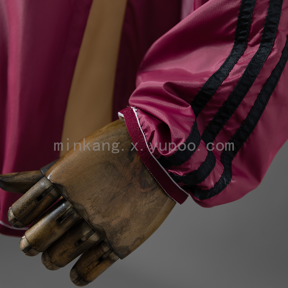 Real Madrid Reversible Jacket Windbreaker - Beige & Red S-XXL - Image 6
