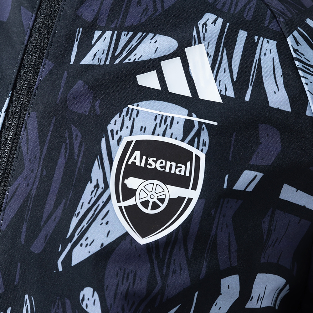 Arsenal Reversible Jacket Windbreaker - Red & Black S-XXL - Image 4