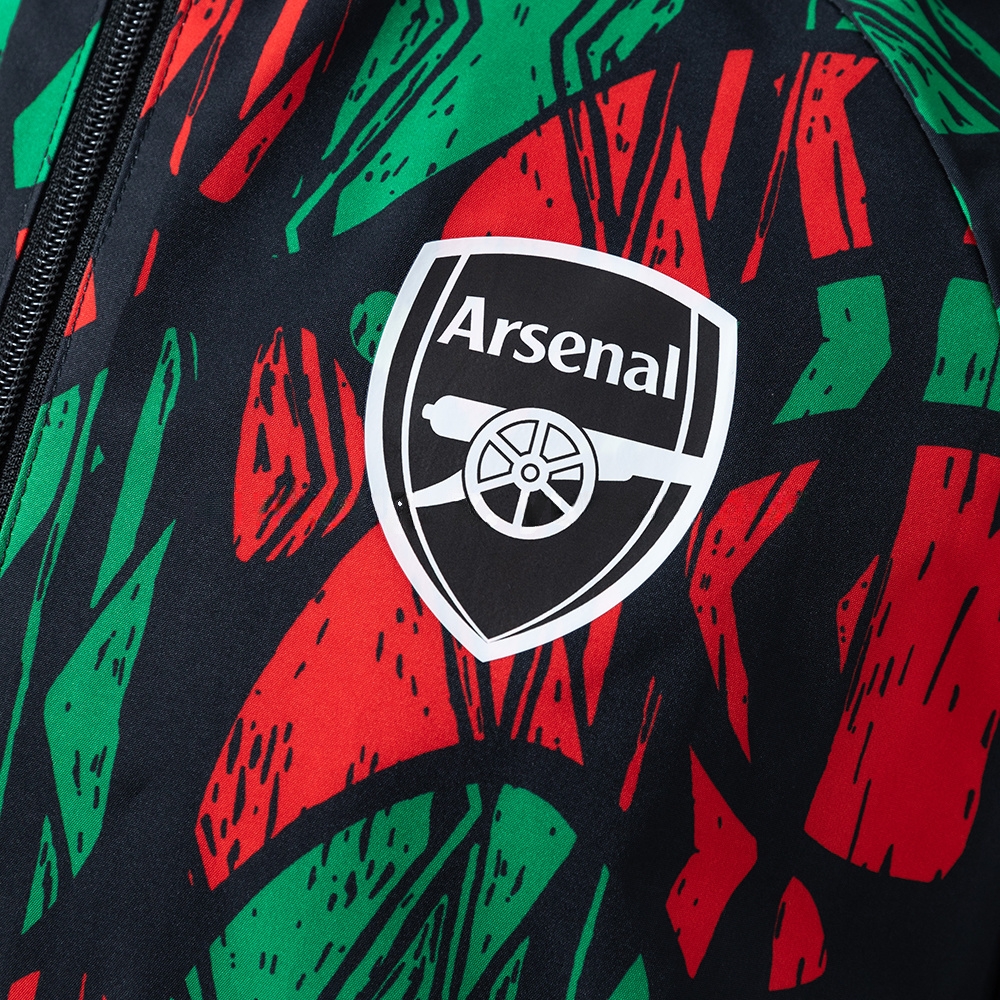 Arsenal Reversible Jacket Windbreaker - Red & Black S-XXL - Image 9