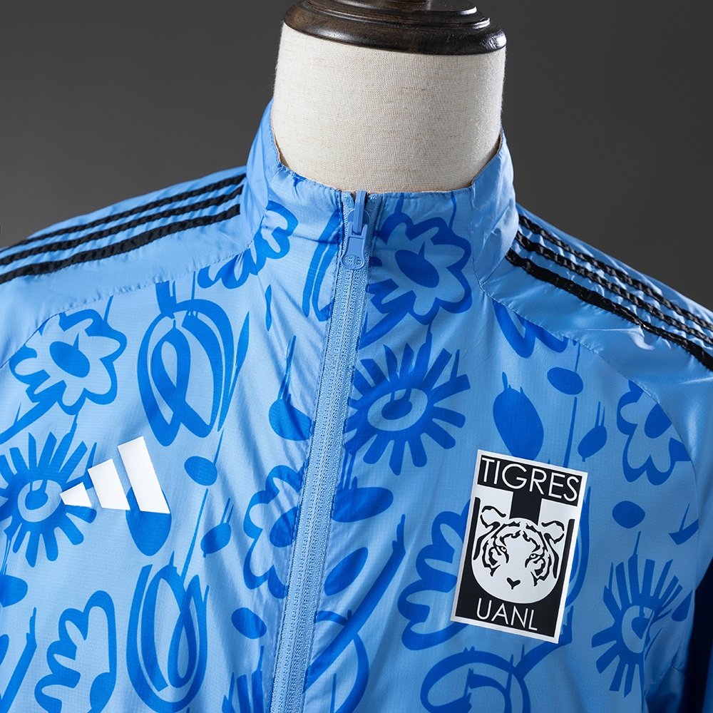 Tigres Reversible Jacket Windbreaker - Beige & Blue S-XXL - Image 10