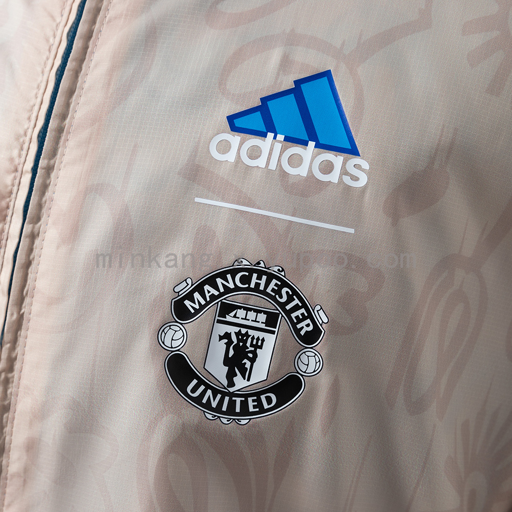 M-U Reversible Jacket Windbreaker - Beige&Blue S-XXL - Image 4