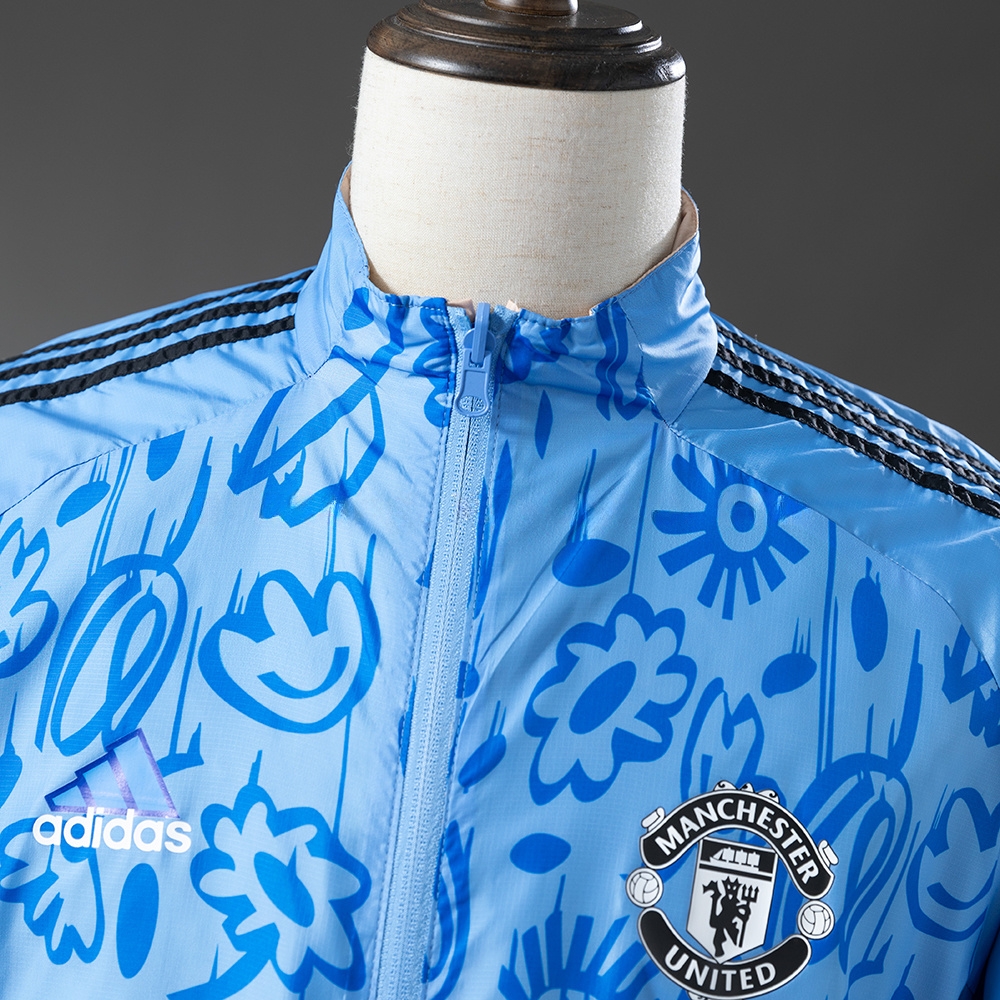 M-U Reversible Jacket Windbreaker - Beige&Blue S-XXL - Image 10