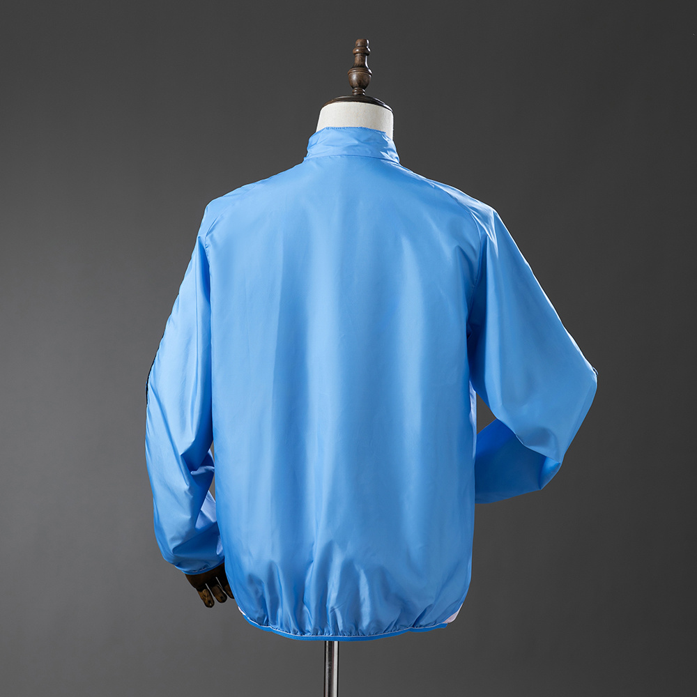 M-U Reversible Jacket Windbreaker - Beige&Blue S-XXL - Image 11