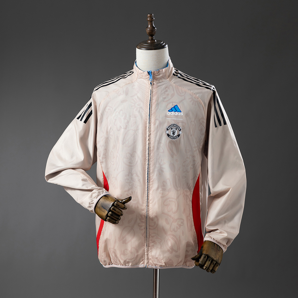 M-U Reversible Jacket Windbreaker - Beige&Blue S-XXL - Image 3