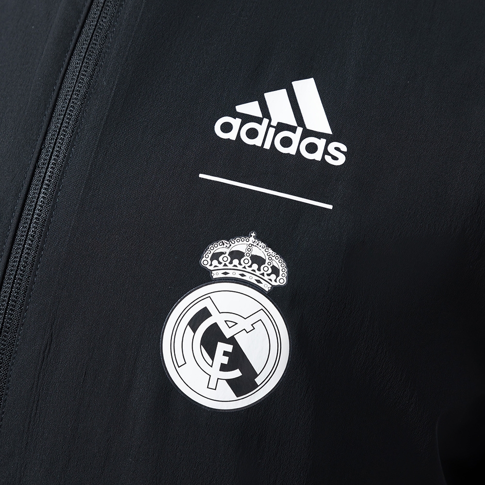 Real Madrid Reversible Jacket Windbreaker - Black&Black Dragon S-XXL - Image 4