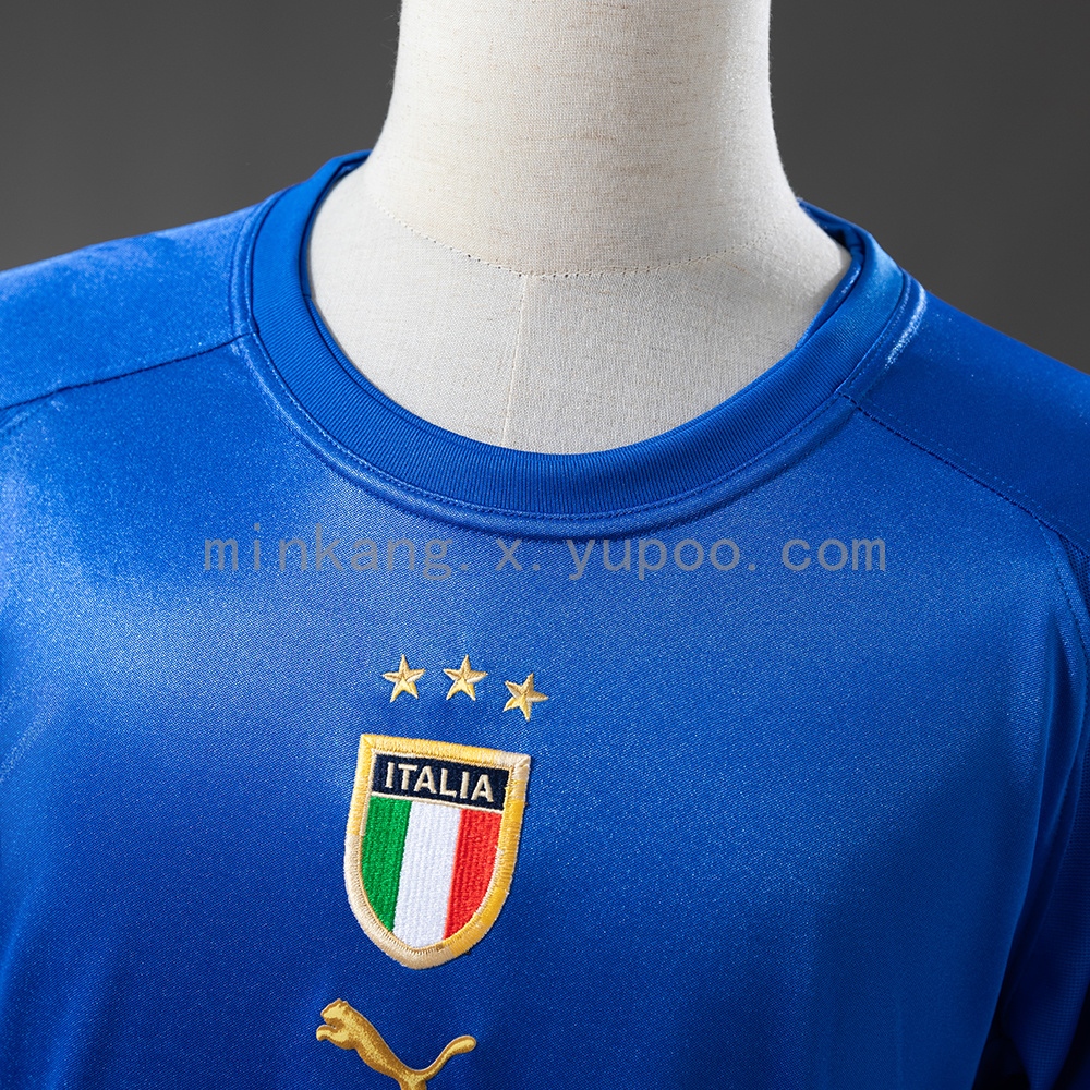 Italian 2004 Home Retro Jersey S-XXL - Image 5