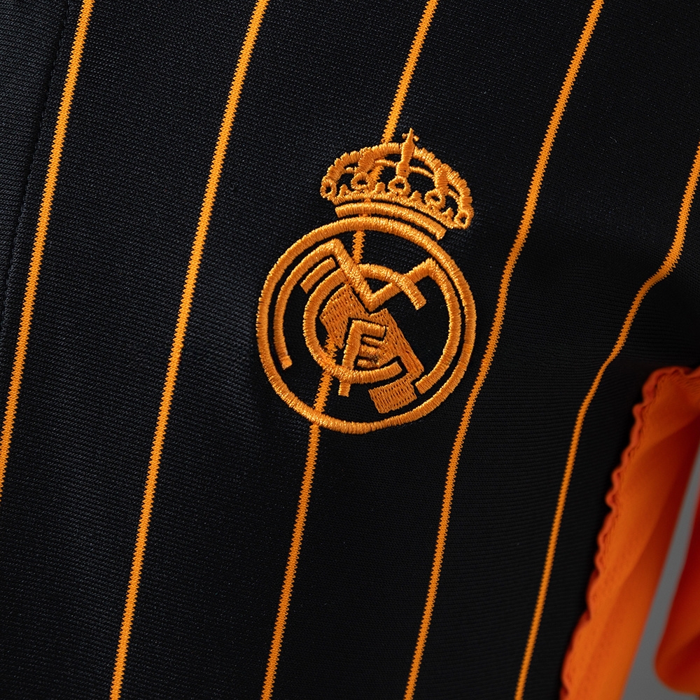 Real Madrid 25/26 Baseball - Black and Orange Striped Jersey S-4XL - Image 6