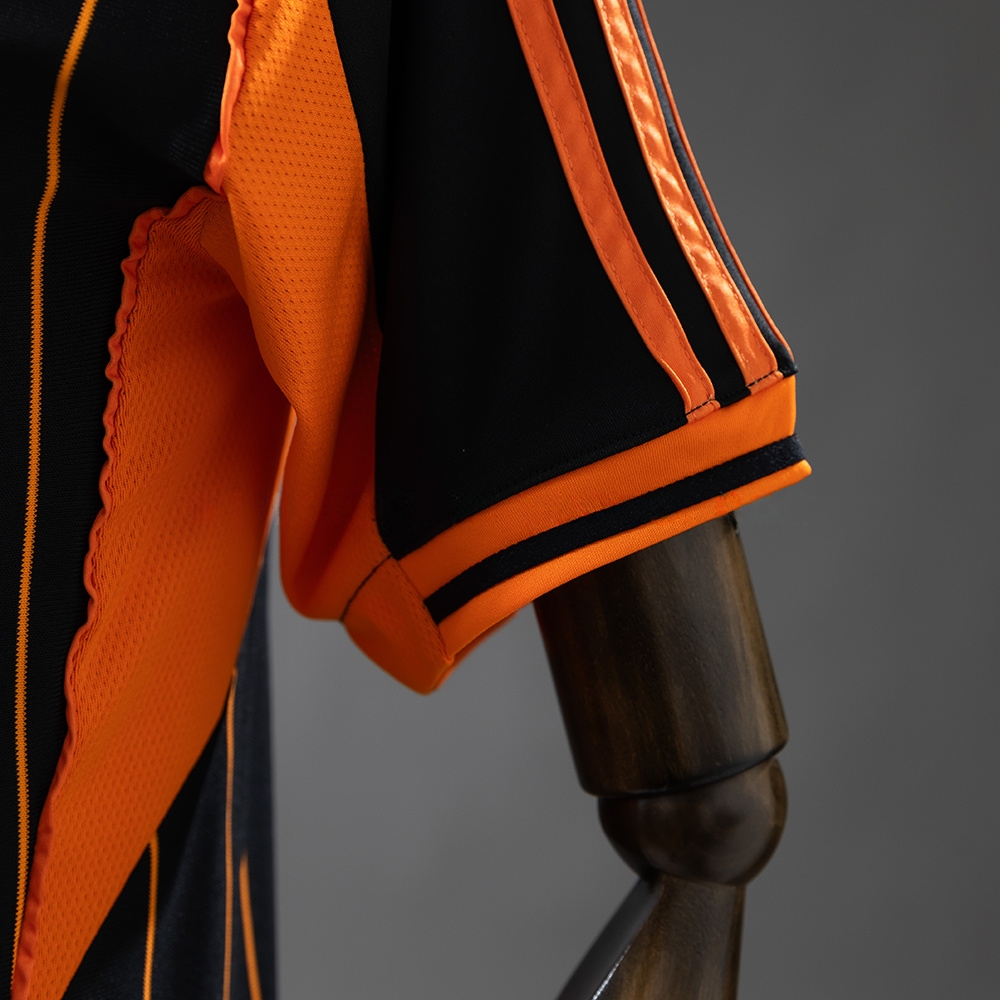Real Madrid 25/26 Baseball - Black and Orange Striped Jersey S-4XL - Image 3