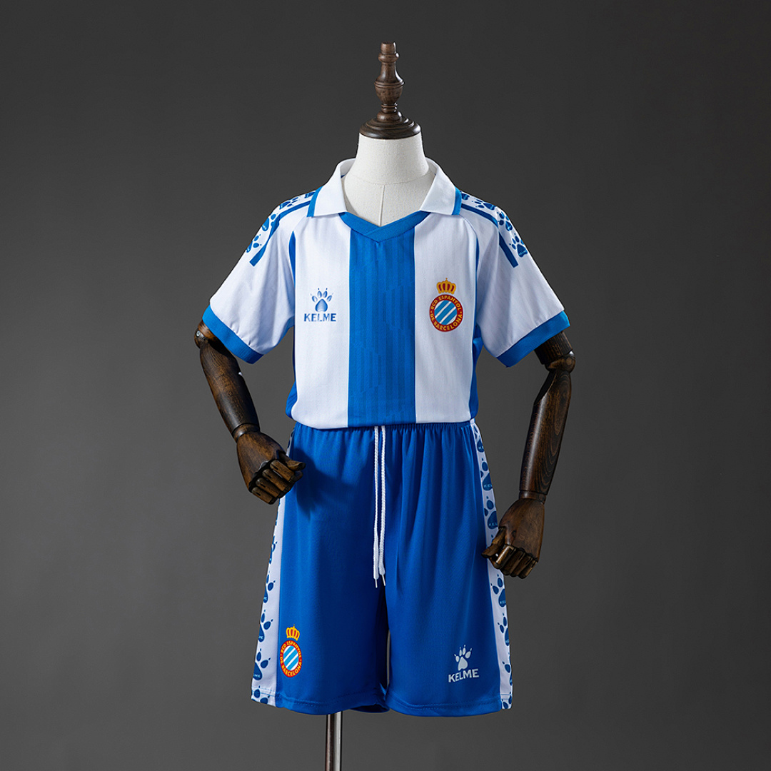Espanyol 25/26 Home Kids Jersey SIZE:16-28